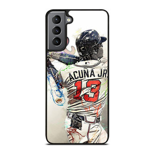 RONALD ACUNA JR 13 ATLANTA BRAVES Samsung Galaxy S21 Plus Case Cover RONALD ACUNA JR 13 ATLANTA BRAVES Samsung Galaxy S21 Plus Case Cover