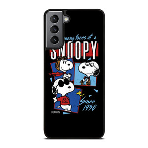SNOOPY FACES THE PEANUTS CARTOON Samsung Galaxy S21 Plus Case Cover SNOOPY FACES THE PEANUTS CARTOON Samsung Galaxy S21 Plus Case Cover
