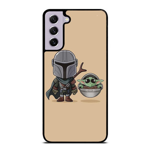 BABY YODA AND MANDALORIAN STAR WARS CUTE Samsung Galaxy S21 FE Case Cover