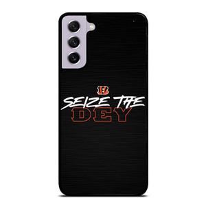 CINCINNATI BENGALS LOGO FOOTBALL TEAM SEIZE THE DEY Samsung Galaxy S21 FE Case Cover