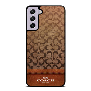 COACH NEW YORK ICON BROWN LOGO Samsung Galaxy S21 FE Case Cover COACH NEW YORK ICON BROWN LOGO Samsung Galaxy S21 FE Case Cover