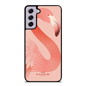 COACH NEW YORK LOGO FLAMINGO ICON Samsung Galaxy S21 FE Case Cover