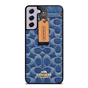 COACH NEW YORK LOGO JEANS BAG Samsung Galaxy S21 FE Case Cover COACH NEW YORK LOGO JEANS BAG Samsung Galaxy S21 FE Case Cover