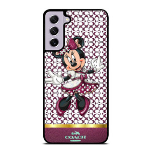 COACH NEW YORK LOGO MINNIE MOUSE DISNEY Samsung Galaxy S21 FE Case Cover