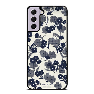 KATE SPADE NEW YORK BLUE FLORAL Samsung Galaxy S21 FE Case Cover KATE SPADE NEW YORK BLUE FLORAL Samsung Galaxy S21 FE Case Cover