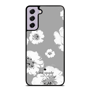 KATE SPADE NEW YORK LOGO FLORAL GRAY Samsung Galaxy S21 FE Case Cover