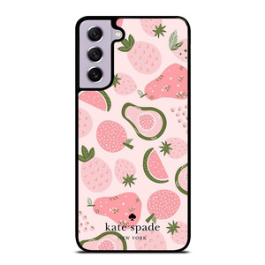 KATE SPADE NEW YORK LOGO FRUITS Samsung Galaxy S21 FE Case Cover