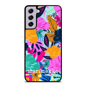 MARIMEKKO FLOWER COLORFUL PATTERN Samsung Galaxy S21 FE Case Cover MARIMEKKO FLOWER COLORFUL PATTERN Samsung Galaxy S21 FE Case Cover