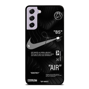 OFF-WHITE NIKE AIR JORDAN BLACK Samsung Galaxy S21 FE Case Cover