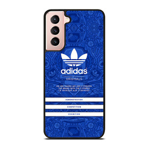 ADIDAS LOGO ORIGINALS BLUE Samsung Galaxy S21 Case Cover ADIDAS LOGO ORIGINALS BLUE Samsung Galaxy S21 Case Cover