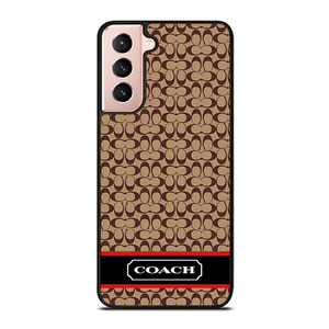 COACH NEW YORK BROWNLOGO PATTERN Samsung Galaxy S21 Case Cover COACH NEW YORK BROWNLOGO PATTERN Samsung Galaxy S21 Case Cover
