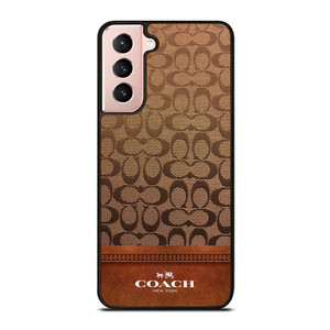 COACH NEW YORK ICON BROWN LOGO Samsung Galaxy S21 Case Cover COACH NEW YORK ICON BROWN LOGO Samsung Galaxy S21 Case Cover