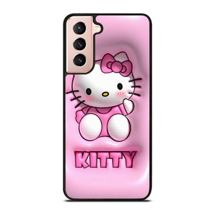 CUTE PINK HELLO KITTY Samsung Galaxy S21 Case Cover