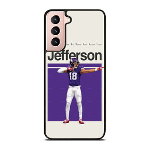 JUSTIN JEFFERSON NFL MINNESOTA VIKINGS Samsung Galaxy S21 Case Cover JUSTIN JEFFERSON NFL MINNESOTA VIKINGS Samsung Galaxy S21 Case Cover