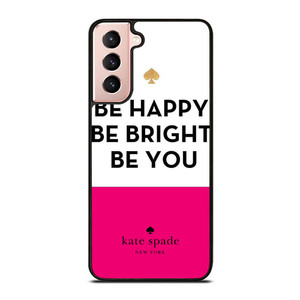 KATE SPADE NEW YORK BE HAPPY Samsung Galaxy S21 Case Cover KATE SPADE NEW YORK BE HAPPY Samsung Galaxy S21 Case Cover