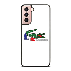 LACOSTE LOGO MOZAIC Samsung Galaxy S21 Case Cover LACOSTE LOGO MOZAIC Samsung Galaxy S21 Case Cover