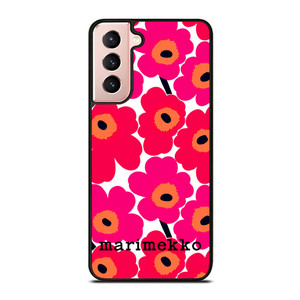 MARIMEKKO UNIKO RED FLOWER Samsung Galaxy S21 Case Cover MARIMEKKO UNIKO RED FLOWER Samsung Galaxy S21 Case Cover