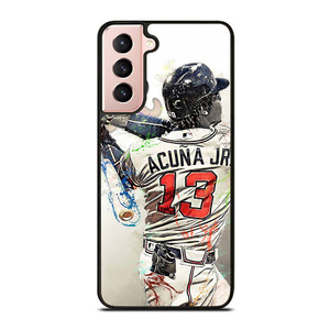 RONALD ACUNA JR 13 ATLANTA BRAVES Samsung Galaxy S21 Case Cover RONALD ACUNA JR 13 ATLANTA BRAVES Samsung Galaxy S21 Case Cover