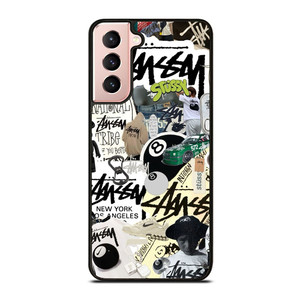 STUSSY COLLAGE Samsung Galaxy S21 Case Cover STUSSY COLLAGE Samsung Galaxy S21 Case Cover