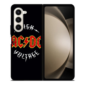 ACDC AC DC BAND HIGH VOLTAGE Samsung Galaxy Z Fold 5 Case Cover