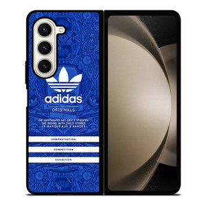 ADIDAS LOGO ORIGINALS BLUE Samsung Galaxy Z Fold 5 Case Cover