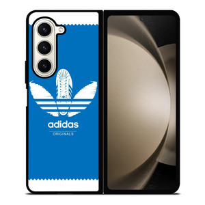 ADIDAS LOGO SHOES BLUE ORIGINALS Samsung Galaxy Z Fold 5 Case Cover