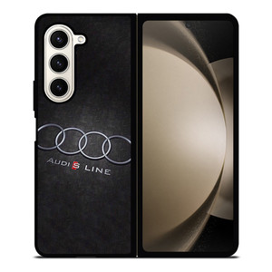 AUDI S LINE LOGO CAR ICON Samsung Galaxy Z Fold 5 Case Cover