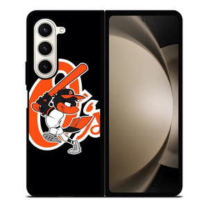 BALTIMORE ORIOLES LOGO BASEBALL TEAM MASCOT Samsung Galaxy Z Fold 5 Case Cover