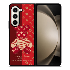 BEAR BRICK KAWS LUCKY Samsung Galaxy Z Fold 5 Case Cover BEAR BRICK KAWS LUCKY Samsung Galaxy Z Fold 5 Case Cover