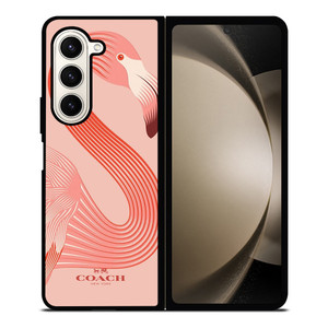 COACH NEW YORK LOGO FLAMINGO ICON Samsung Galaxy Z Fold 5 Case Cover COACH NEW YORK LOGO FLAMINGO ICON Samsung Galaxy Z Fold 5 Case Cover