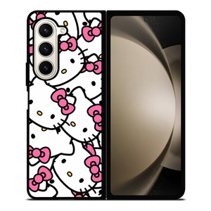 HELLO KITTY FACE COLLAGE Samsung Galaxy Z Fold 5 Case Cover HELLO KITTY FACE COLLAGE Samsung Galaxy Z Fold 5 Case Cover