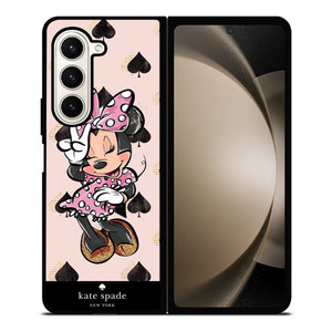 KATE SPADE NEW YORK LOGO MINNIE MOUSE DISNEY Samsung Galaxy Z Fold 5 Case Cover