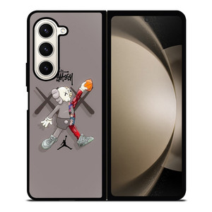 KAWS AIR JORDAN STUSSY Samsung Galaxy Z Fold 5 Case Cover