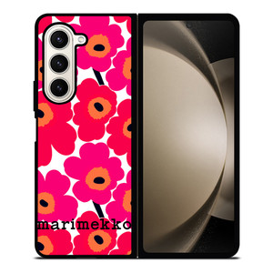 MARIMEKKO UNIKO RED FLOWER Samsung Galaxy Z Fold 5 Case Cover MARIMEKKO UNIKO RED FLOWER Samsung Galaxy Z Fold 5 Case Cover