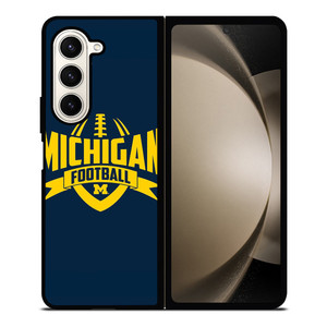MICHIGAN WOLVERINES LOGO UNIVERSITY FOOTBALL ICON Samsung Galaxy Z Fold 5 Case Cover