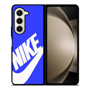 NIKE LOGO BLUE Samsung Galaxy Z Fold 5 Case Cover