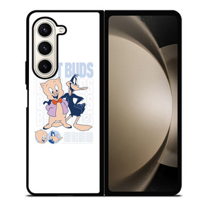 PORKY PIG AND DAFFY DUCKS BEST BUDS Samsung Galaxy Z Fold 5 Case Cover PORKY PIG AND DAFFY DUCKS BEST BUDS Samsung Galaxy Z Fold 5 Case Cover