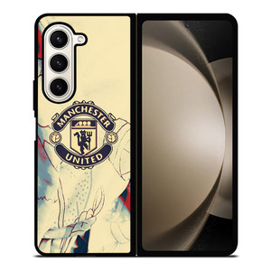 RED DEVILS MANCHESTER UNITED FC LOGO Samsung Galaxy Z Fold 5 Case Cover
