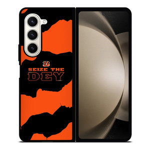 SEIZE THE DEY CINCINNATI BENGALS LOGO FOOTBALL TEAM Samsung Galaxy Z Fold 5 Case Cover SEIZE THE DEY CINCINNATI BENGALS LOGO FOOTBALL TEAM Samsung Galaxy Z Fold 5 Case Cover