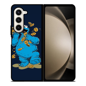 SESAME STREET COOKIE MONSTER Samsung Galaxy Z Fold 5 Case Cover