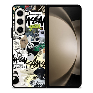 STUSSY COLLAGE Samsung Galaxy Z Fold 5 Case Cover