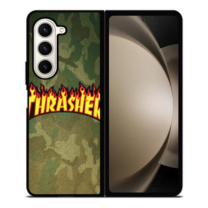 THRASHER CAMO SKATEBOARD MAGAZINE Samsung Galaxy Z Fold 5 Case Cover THRASHER CAMO SKATEBOARD MAGAZINE Samsung Galaxy Z Fold 5 Case Cover