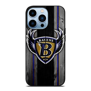 BALTIMORE RAVENS WOODEN LOGO iPhone 13 Pro Max Case Cover
