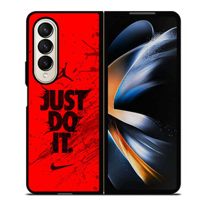 AIR JORDAN NIKE JUST DO IT Samsung Galaxy Z Fold 4 Case Cover AIR JORDAN NIKE JUST DO IT Samsung Galaxy Z Fold 4 Case Cover