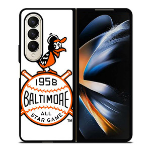 BALTIMORE ORIOLES LOGO BASEBALL TEAM 1958 Samsung Galaxy Z Fold 4 Case Cover