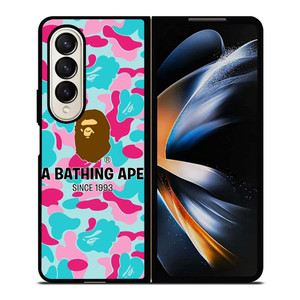 BAPE A BATHING APE CAMO Samsung Galaxy Z Fold 4 Case Cover