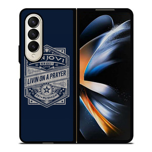 BON JOVI JOHN LIVIN ON A PRAYER Samsung Galaxy Z Fold 4 Case Cover