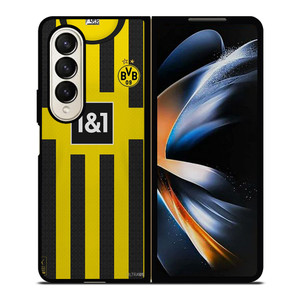 BORUSSIA DORTMUND BVB FOOTLBALL JERSEY Samsung Galaxy Z Fold 4 Case Cover