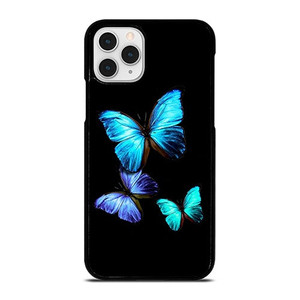 BLUE BUTTERFLY ART iPhone 11 Pro Case Cover