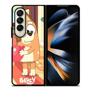 CHILLI HEELER BLUEY CARTOON SERIES Samsung Galaxy Z Fold 4 Case Cover
